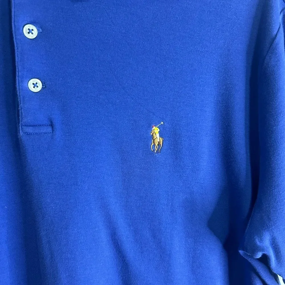 Polo by Ralph Lauren Blue Polo Shirt Classic Style